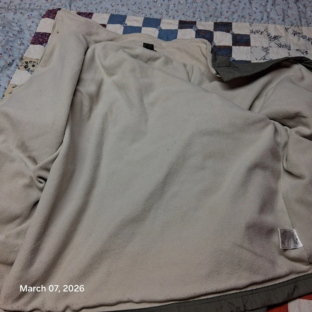 VTG Nike Streetwear 3D‎ Cell Pocket Fleece Lined Jacket Size 2XL